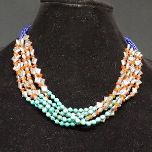 Vintage Layered Tibetan Necklace